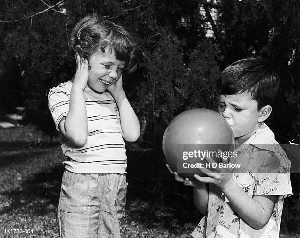 the balloon blower - 1955 stock pictures, royalty-free photos & images