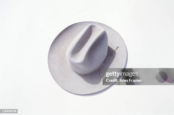 cowboy hat - white hat fashion item stock pictures, royalty-free photos & images