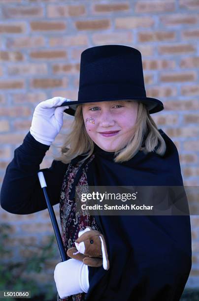 girl in magician costume - formal glove stock pictures, royalty-free photos & images