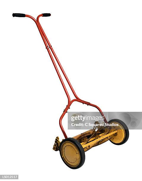 push mower - cortacésped manual fotografías e imágenes de stock