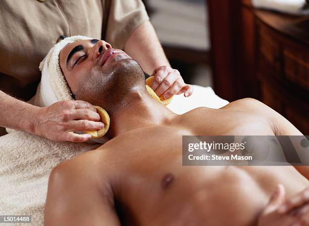 facial - spa treatment stock pictures, royalty-free photos & images