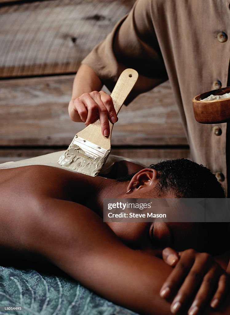 Brushing on Body Wrap