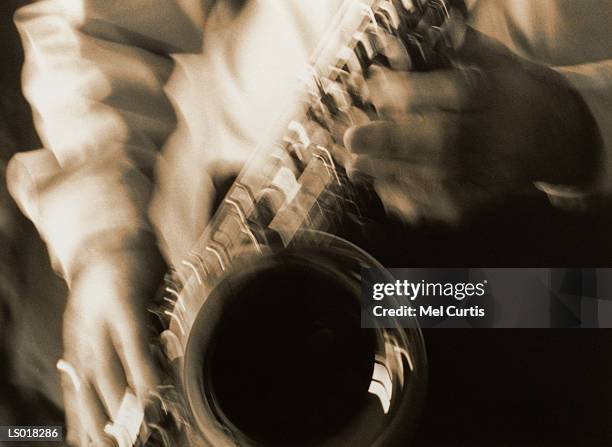 playing saxophone - curtis stock pictures, royalty-free photos & images