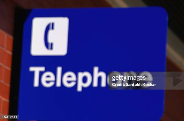 Phoning Sign 686 Telephone Sign Stock Photos, High-Res Pictures, and Images - Getty ...