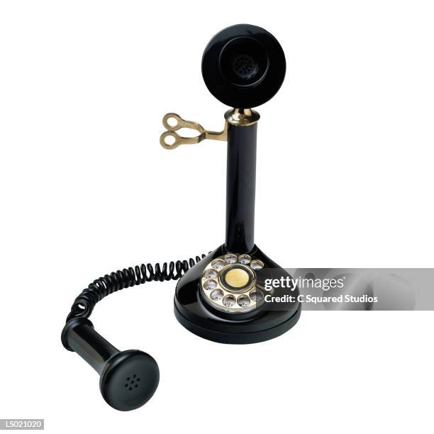 antique telephone - antique stockfoto's en -beelden