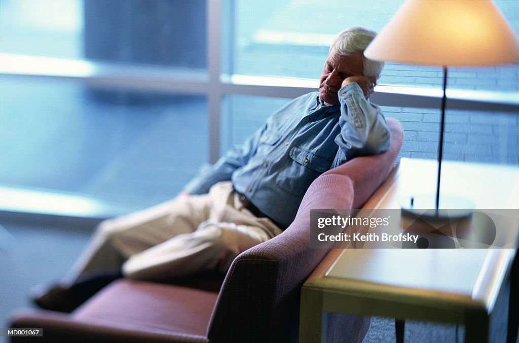 Man in Waiting Room