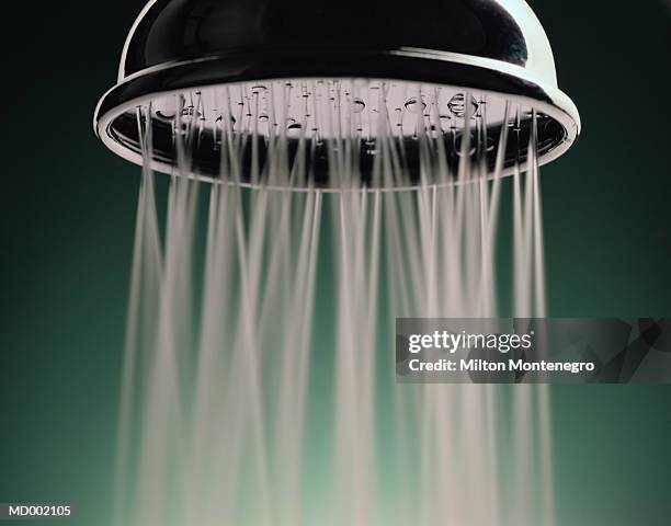 shower head close-up - ancine stockfoto's en -beelden