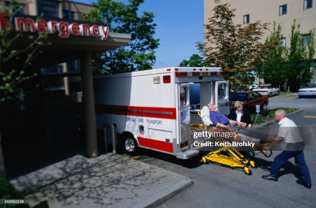 Ambulance at Hospital