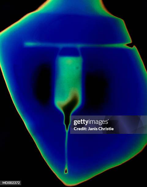 thermal image of iv - christie stock pictures, royalty-free photos & images