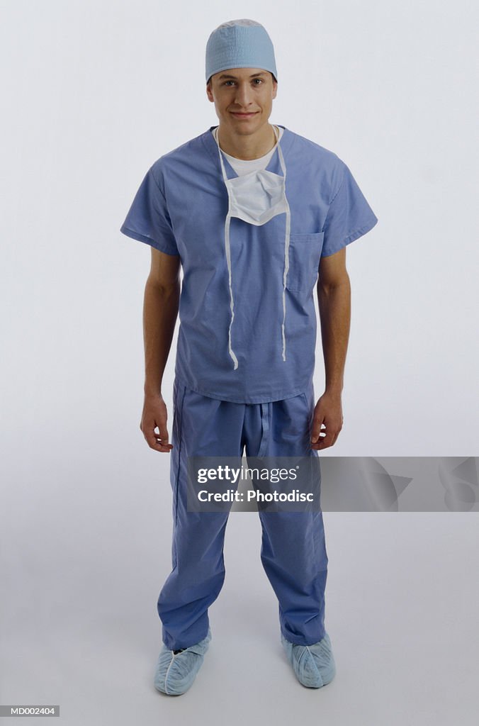 Portrait of Standing Surgeon