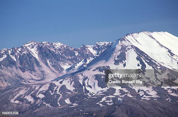 peaks of mt st helens - mount st helens stock-fotos und bilder