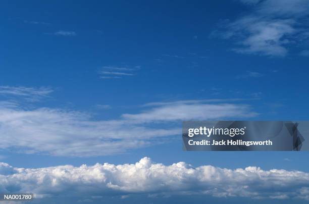 sky and cloud background - altocumulus stock pictures, royalty-free photos & images