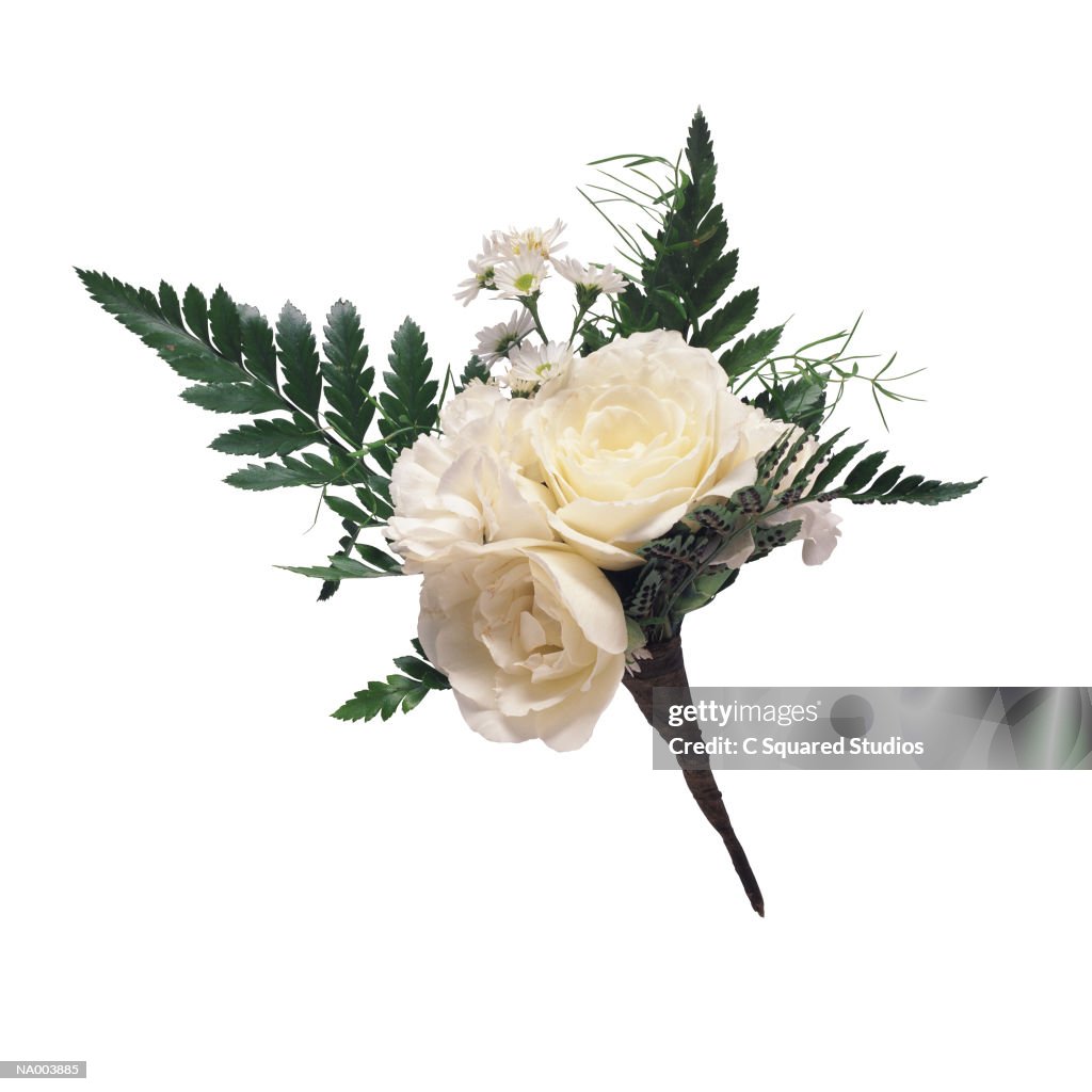 White Rose Corsage
