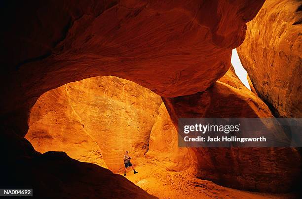devil's garden, arches national park - utah - devils garden arches national park stockfoto's en -beelden
