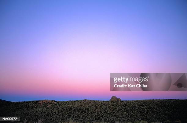 sunset on the plain - mono lake stock pictures, royalty-free photos & images
