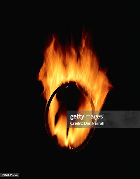 ring of fire - ring of fire with jewel stockfoto's en -beelden