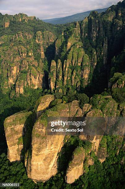 tepoztlan mountains mexico - tepoztlan stock pictures, royalty-free photos & images