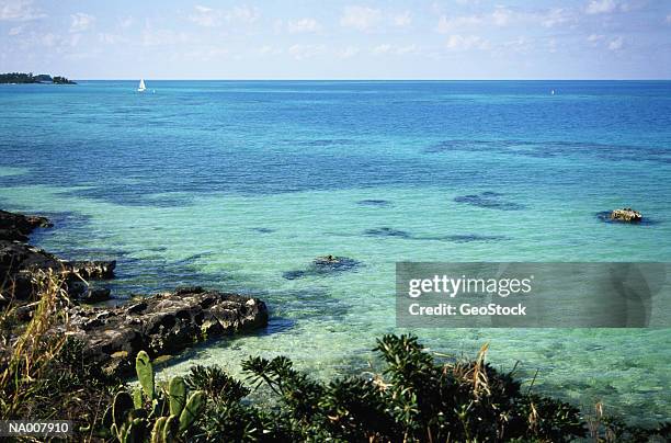 bermuda seascape - islas del atlántico fotografías e imágenes de stock