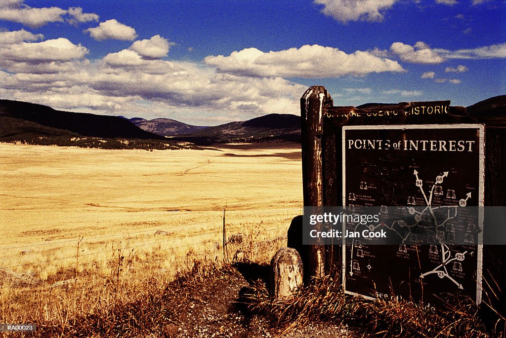 USA, New Mexico, Valles Caldera National Preserve, map