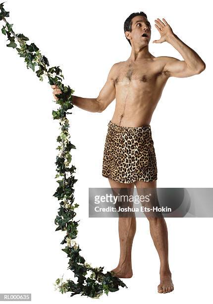 tarzan - men in loincloths stock pictures, royalty-free photos & images