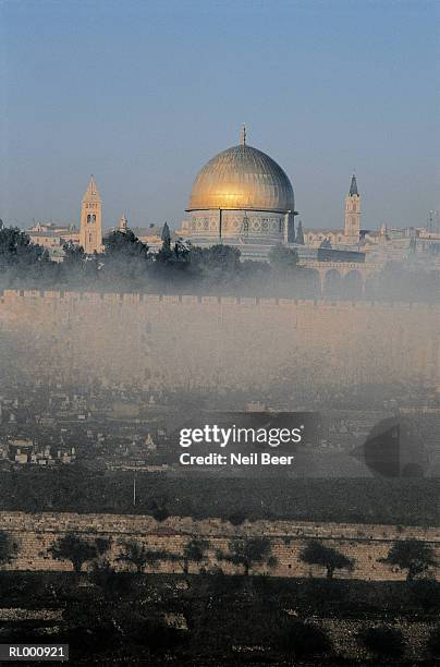 dome of the rock - dome of the rock stock-fotos und bilder