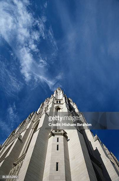 national cathedral in washington dc - national cathedral imagens e fotografias de stock