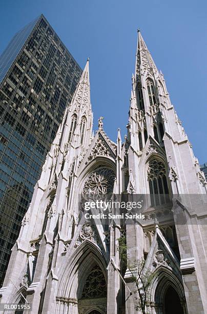 st. patrick cathedral - upper midtown manhattan bildbanksfoton och bilder