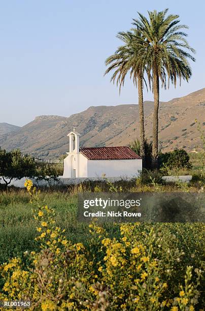 country chapel -- crete - nick stock pictures, royalty-free photos & images