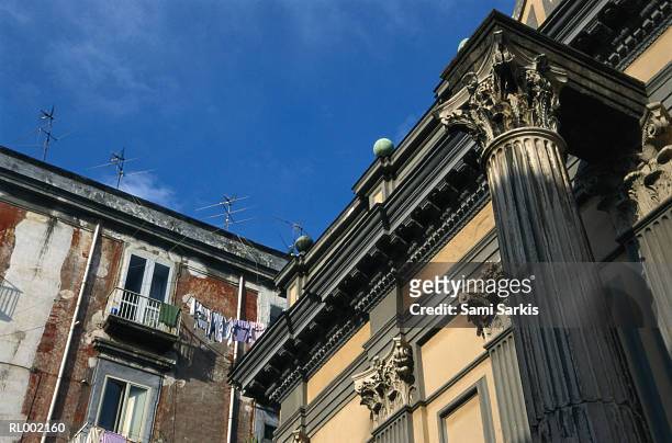 detail of san paolo maggiore church - san stock pictures, royalty-free photos & images