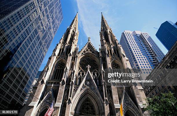 st. patrick's cathedral - national cathedral imagens e fotografias de stock