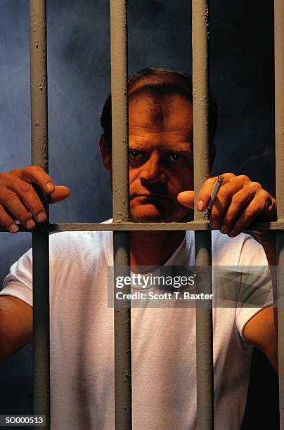 man in jail - scott stock pictures, royalty-free photos & images