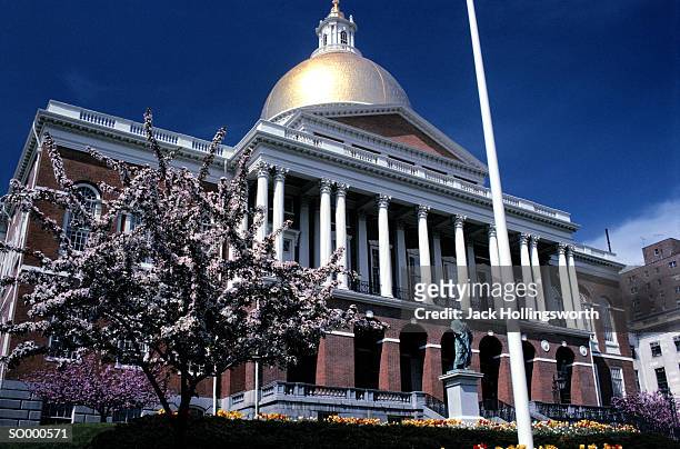 the state house - boston, massachusetts - state photos et images de collection