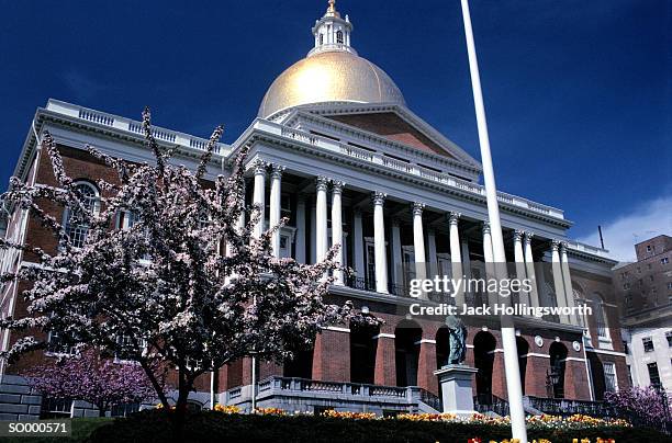 the state house - boston, massachusetts - state stockfoto's en -beelden