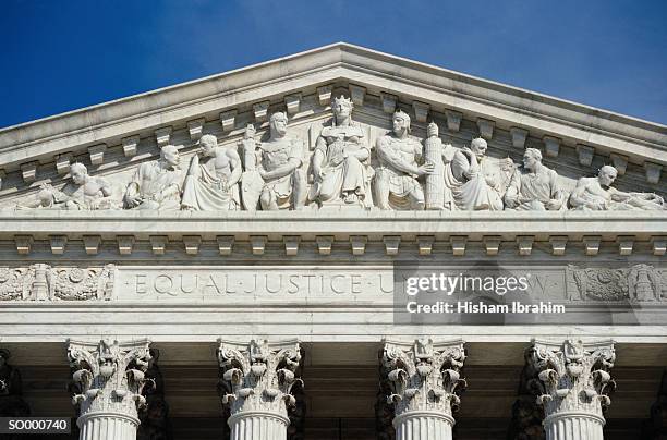 united states supreme court - senate votes on nomination of judge neil gorsuch to become associate justice of supreme court stockfoto's en -beelden