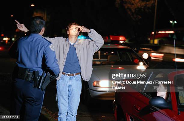 Sobriety Test High-Res Stock Photo