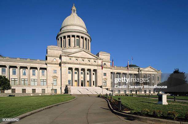 arkansas state capitol - para state fotografías e imágenes de stock