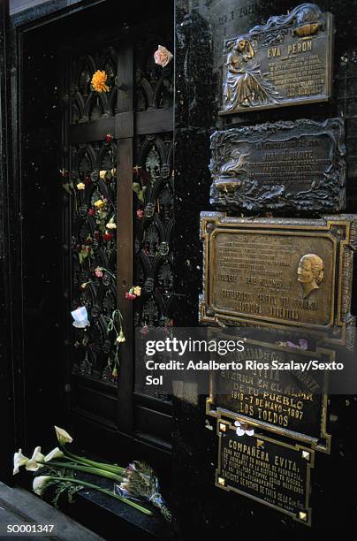 tomb of eva peron - buenos aires province stock pictures, royalty-free photos & images