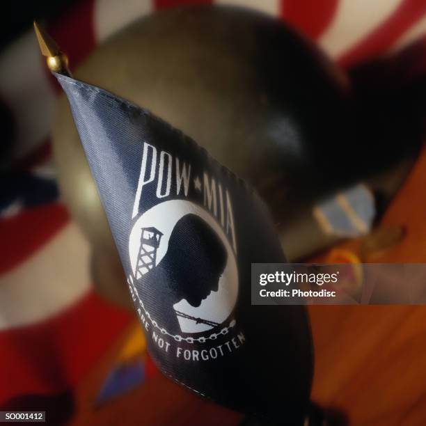 pow mia flag - prisoner of war stock pictures, royalty-free photos & images