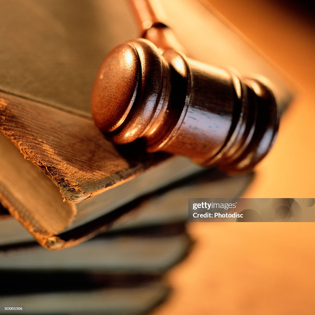 Gavel on a Stack of Books