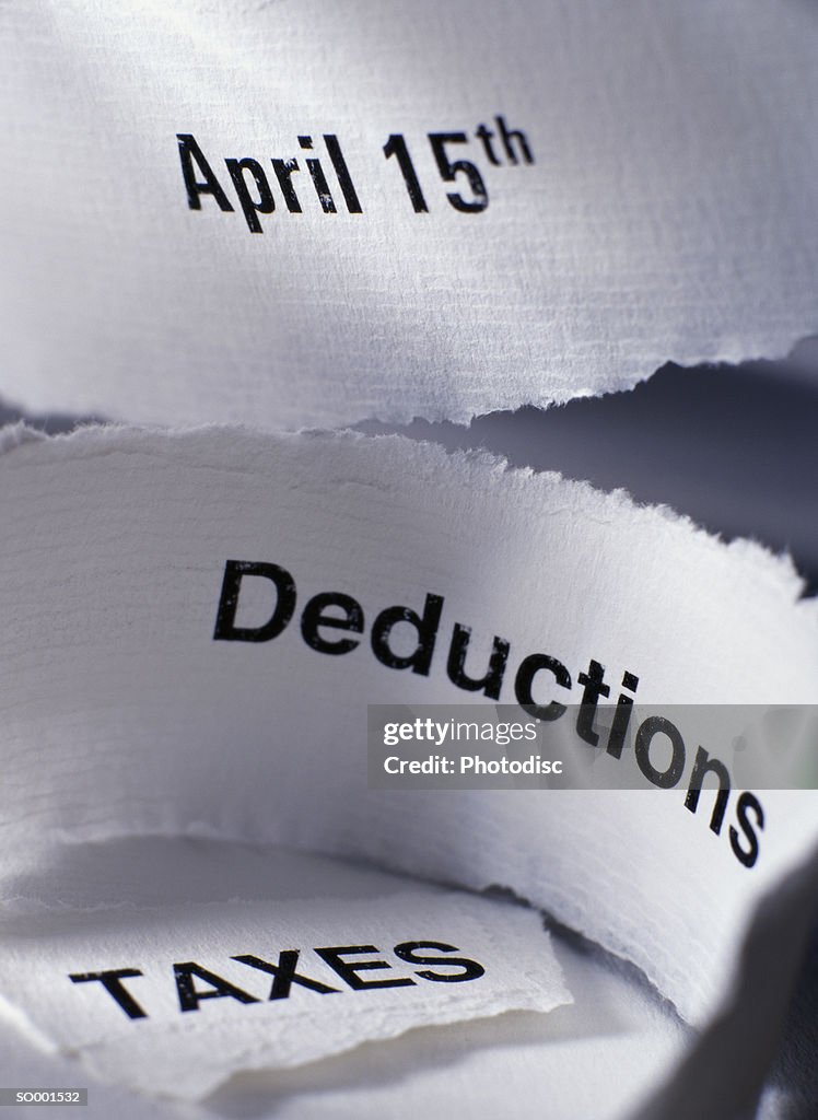 Deductions, Taxes and Tax Day