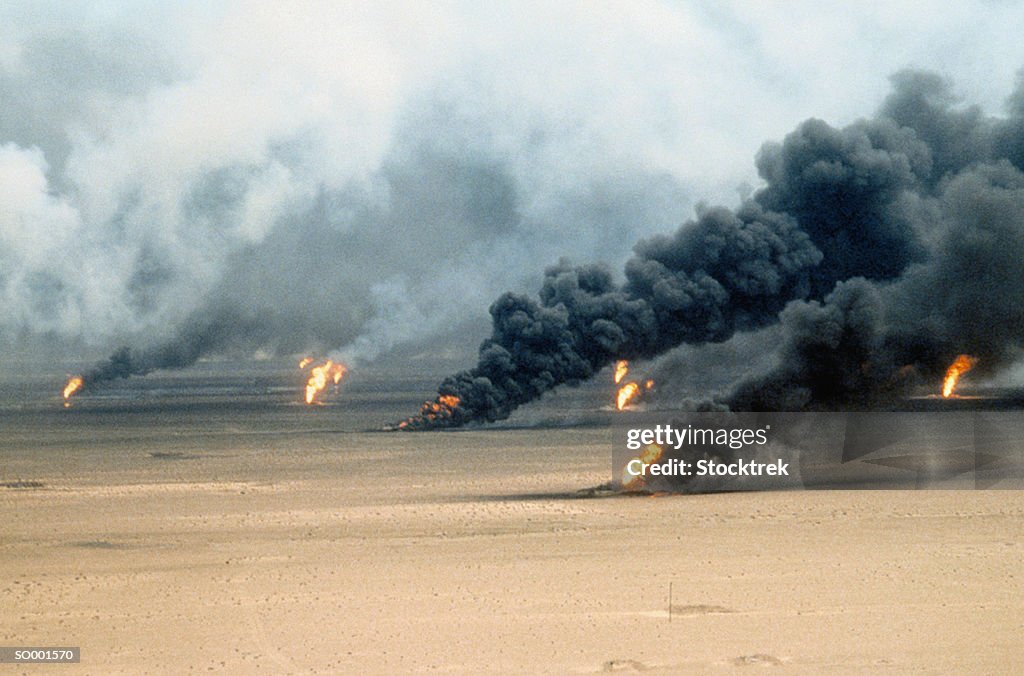 Oil Well Fires in Kuwait