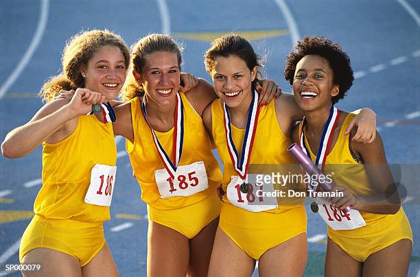 track and field team - sports competition format stock pictures, royalty-free photos & images