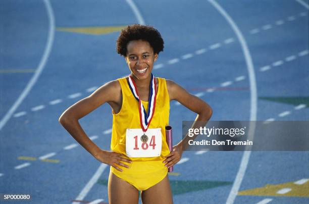Track Runner High-Res Stock Photo