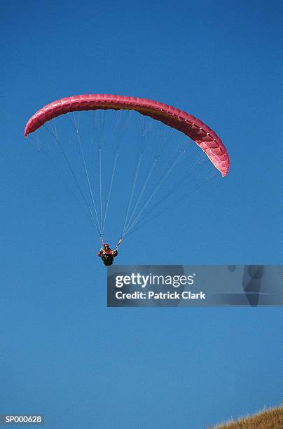 paragliding - luftsport stock-fotos und bilder