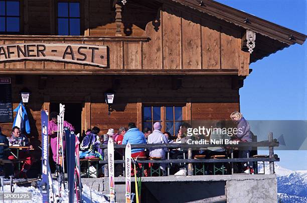 ski lodge in alpbach austria - alpbach ストックフォトと画像