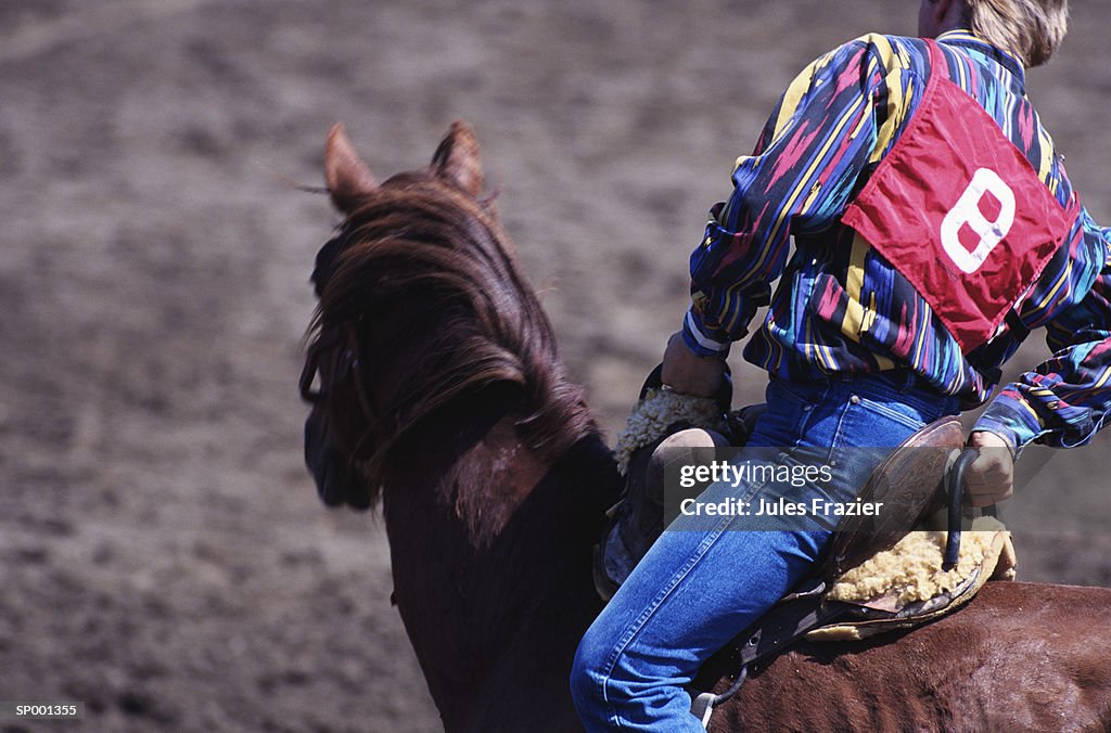 Cowboy with Identification Number