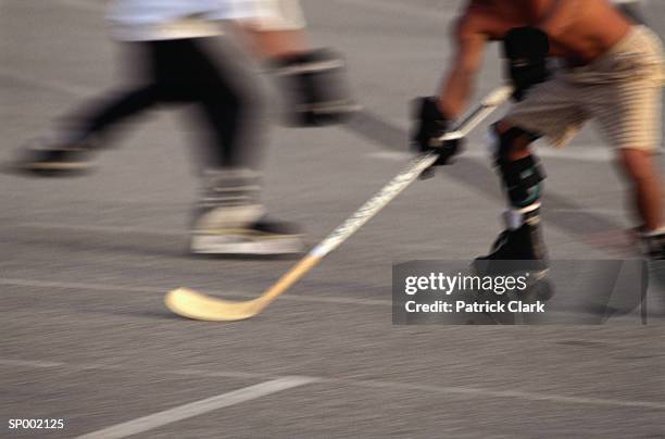 inline hockey - field hockey stick stock pictures, royalty-free photos & images