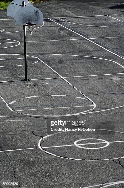 basketball court - pharrell williams of n e r d sighting in new york ctiy stockfoto's en -beelden