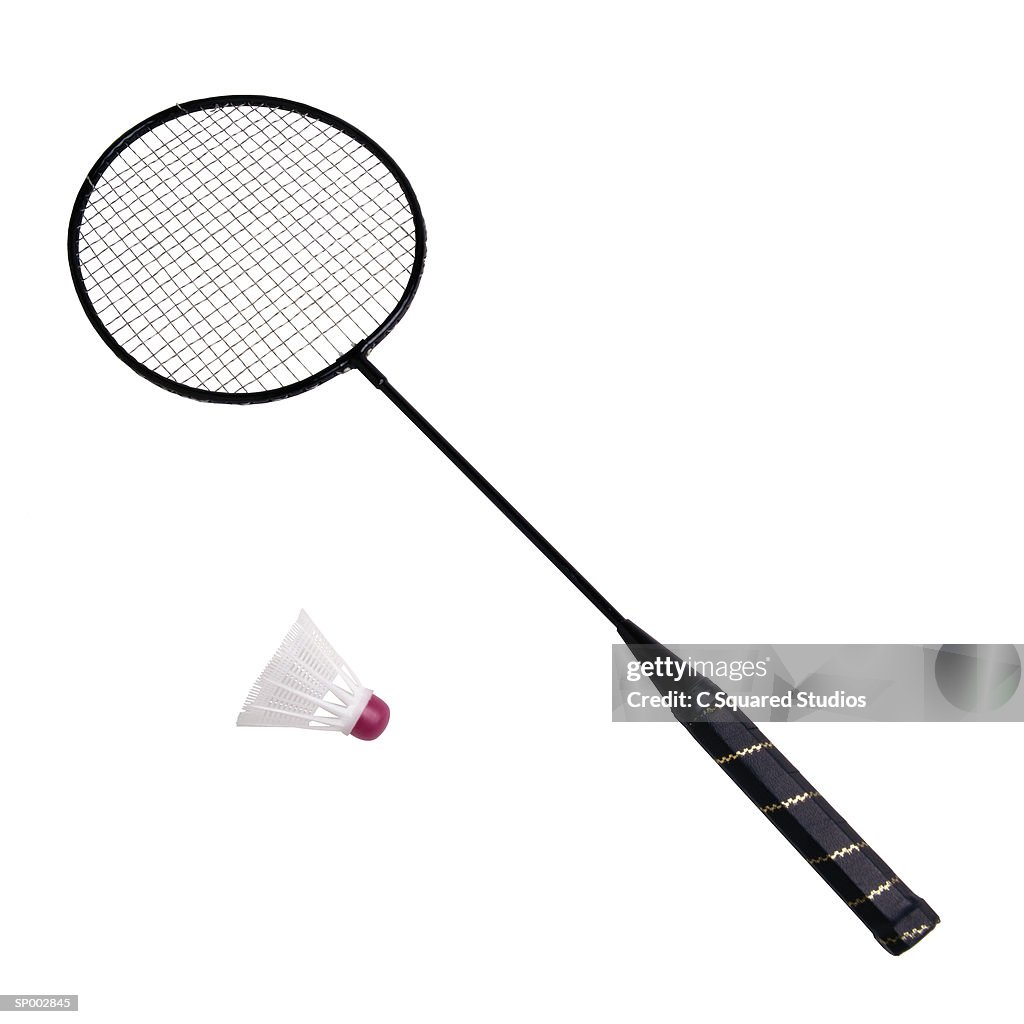 Shuttlecock and Badminton Racket