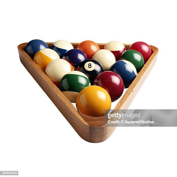 billiard balls - billiard ball game stock pictures, royalty-free photos & images